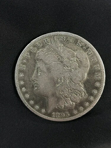 1895 S モーガン銀貨 わずか 400,000 枚のみ鋳造!