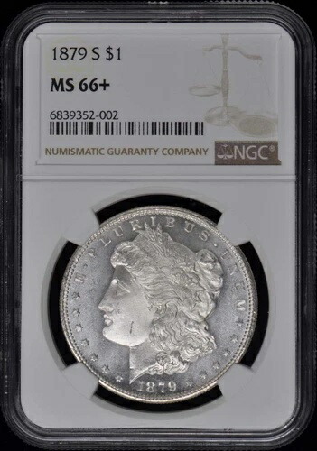 1879-S モルガン・ダラー S$1 NGC MS66+