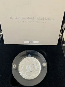 ワーテルロー勲章 連合国指導者 2024 2オンス シルバー プルーフコイン ロイヤルミント COA 0755｜WORLD RESOURCE【KING店】
