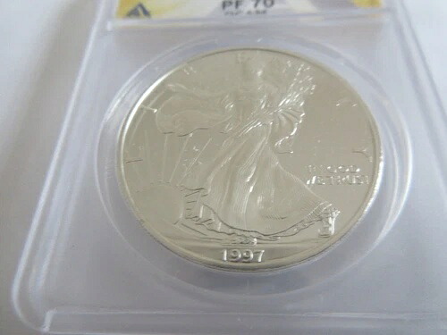 1997-P、$1、プルーフ シルバー イーグル、ANACS、PF 70 DCAM｜WORLD RESOURCE【KING店】 205,700円