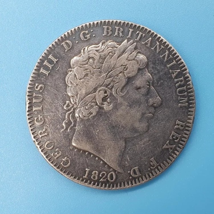 ジョージ3世 1820年 ミルドシルバークラウン