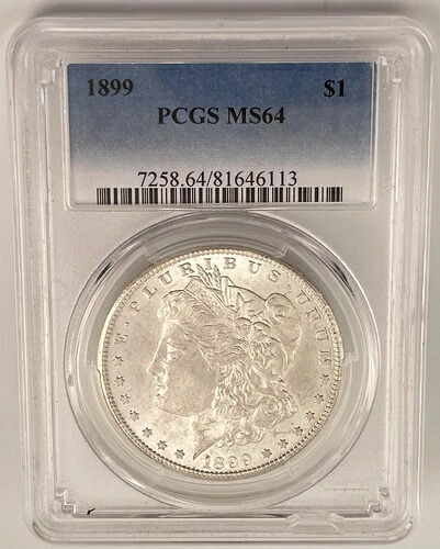 1899年 モルガン銀貨 PCGS MS64 (81646113)|WORLD RESOURCE【KING店】