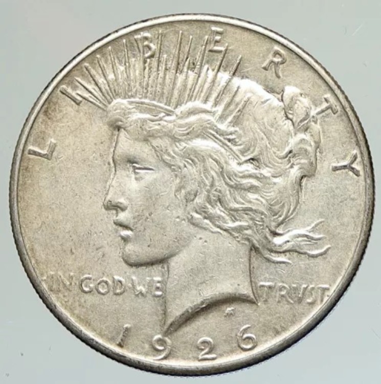 1926年 南米アンティークシルバー ピースドル アメリカ合衆国コイン リバティ＆イーグル i111896｜WORLD RESOURCE【KING店】