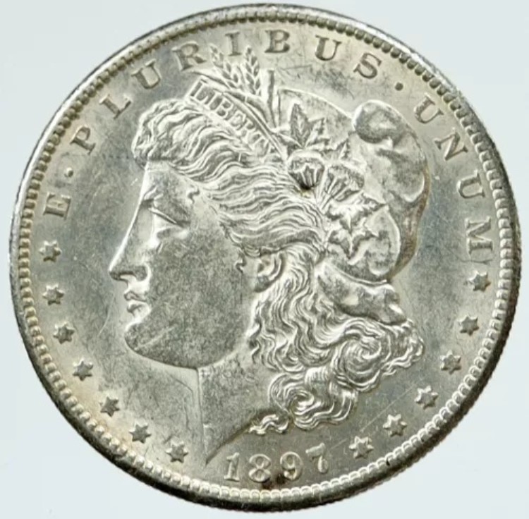 1897年 アメリカ合衆国 オールドUSシルバーモルガンドルコイン イーグル i117142|WORLD RESOURCE【KING店】