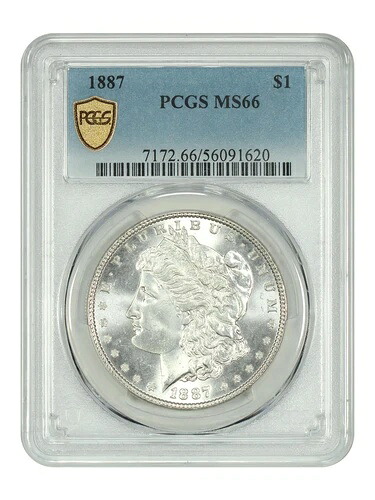 1887年 1ドル PCGS MS66 - モルガン・ダラー|WORLD RESOURCE【KING店】