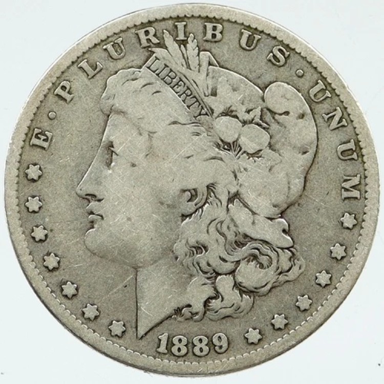 1889年 アメリカ合衆国 イーグル オールドシルバー モルガン USドルコイン i117032|WORLD RESOURCE【KING店】