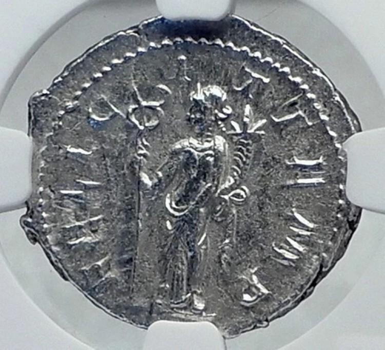 ゴルディアン3世 真正古代ローマ銀貨 244年 フェリシタス NGC i81152|WORLD RESOURCE【KING店】