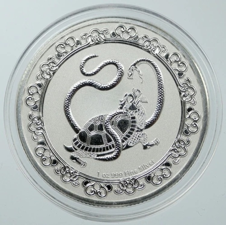 2021年 ニウエ 英国 エリザベス2世 ブラックタートル 1オンス プルーフ銀貨 2ドル硬貨 i116562|WORLD RESOURCE【KING店】