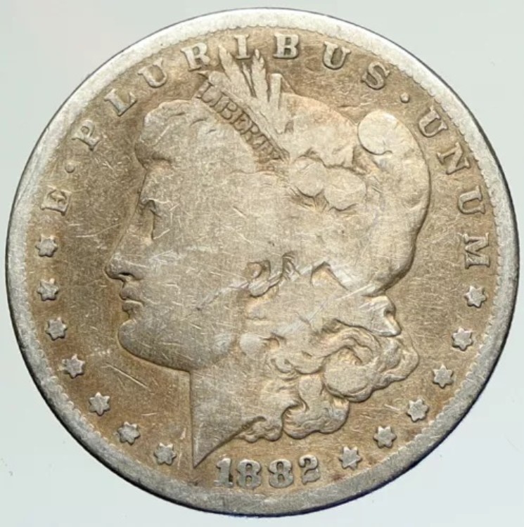 1882年 アメリカ合衆国 オールドシルバー モルガン USドルコイン イーグル i111937｜WORLD RESOURCE【KING店】