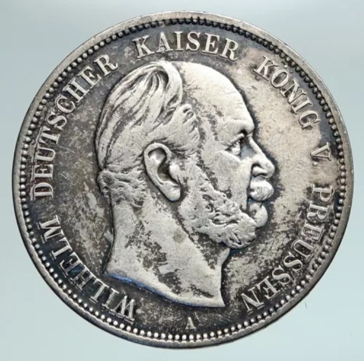 S*y様 1914年A ドイツ プロイセン王国5マルク 銀貨　ウィルヘルム2世 S*y様 1914年A ドイツ プロイセン王国5マルク 銀貨 ウィルヘルム
