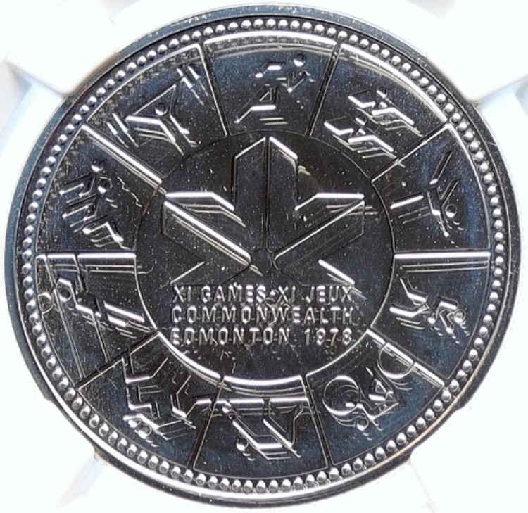 1978年 カナダ イギリス エドモントン コモンウェルスゲームズ 見本銀貨 NGC i106321｜WORLD RESOURCE【KING店】