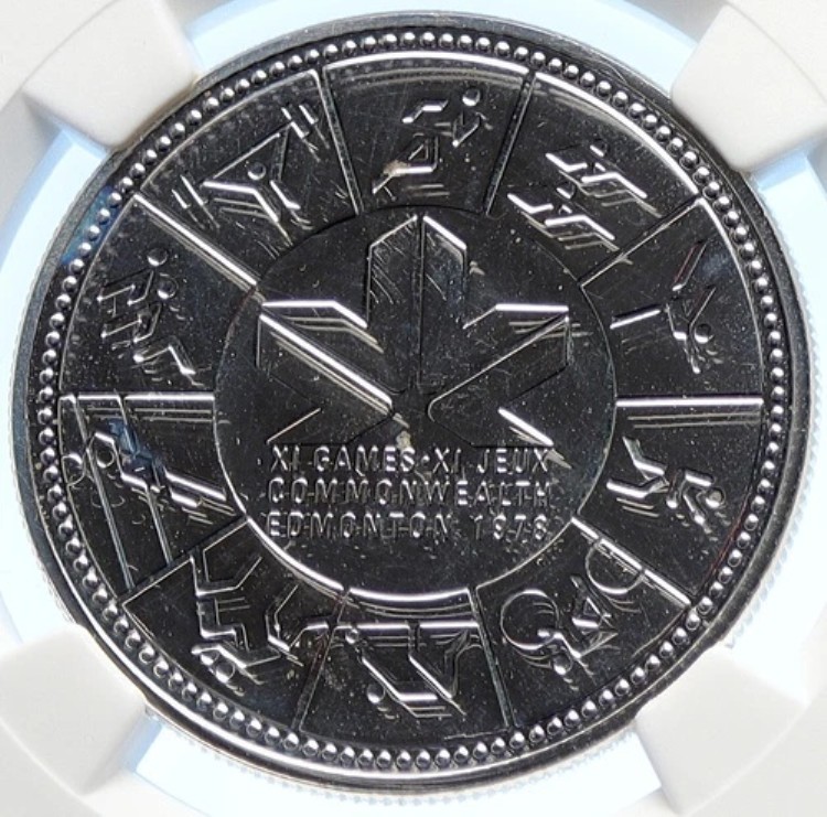 1978年 カナダ イギリス エドモントン コモンウェルスゲームズ 見本銀貨 NGC i106322|WORLD RESOURCE【KING店】