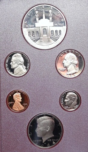 1984年 S USA LAオリンピック プルーフドル JFK ハーフセット 6枚（銀貨1枚） i114145｜WORLD RESOURCE【KING店】