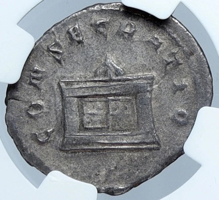 Divus TRAJAN 249AD CONSECRATIO 祭壇トラヤヌス デシウス シルバー ローマ コイン NGC i59824｜WORLD RESOURCE【KING店】