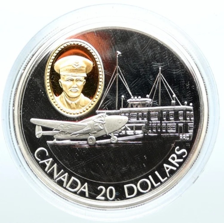1993年 カナダ エリザベス2世記念 ロッキード14 スーパーエレクトラ 20ドル銀貨 i100348｜WORLD RESOURCE【KING店】 206,800円