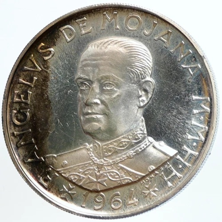 1964年 マルタ騎士団 グランドマスター モヤナ オールドプルーフ銀貨 i113421|WORLD RESOURCE【KING店】