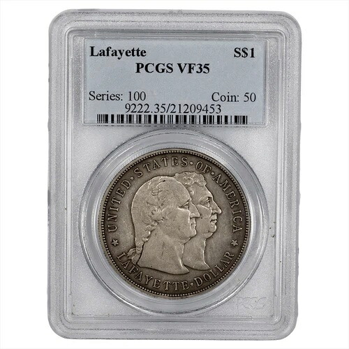 1900年ラファイエット記念ドル 1ドル PCGS VF 35
