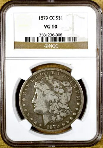 1879-CC ノーマルCC NGC VG10 モルガン・ダラー
