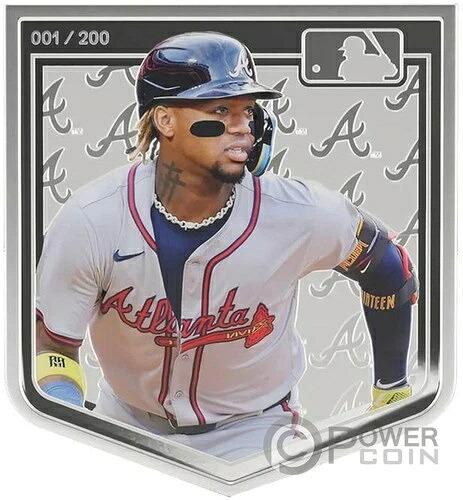 ロナルド・アクーニャ・JR. MLB 選手 3 オンス銀貨 5$ ニウエ 2025