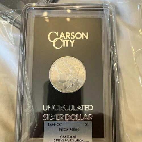 1884-CC GSA モルガン・ダラー PCGS MS-64