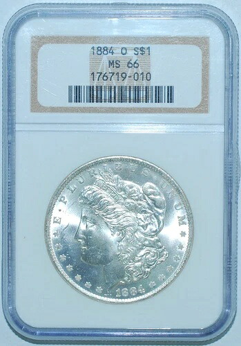 1884 O NGC MS66 モルガン銀貨｜WORLD RESOURCE【KING店】