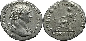 トラヤヌス帝のローマ銀貨 - SPQR OPTIMO PRINCIPI - FORTRED｜WORLD RESOURCE【KING店】