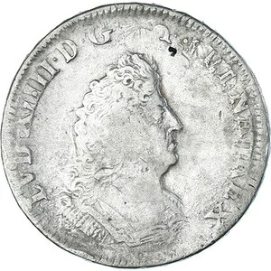 コイン、フランス、ルイ 14 世、1/2 エク・ド・フランドル・オ・パルム、1/2 エク、1694-｜WORLD RESOURCE【KING店】