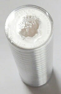 オーストラリア産 2017年プルーフ 酉年 1/2オンス シルバーラウンド 密封カプセル 20個
