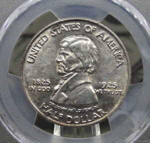 1925年記念 *フォートバンクーバー* ハーフドル 50セント PCGS MS63 #556 BU ECC&C, Inc｜WORLD RESOURCE【KING店】