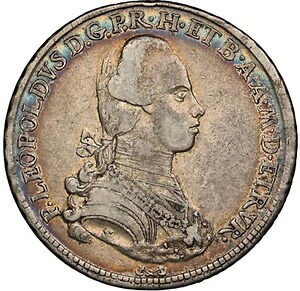 イタリア/イタリア諸州 トスカーナ 1778年 フランチェスコネ 銀貨 NGC認定 VF35