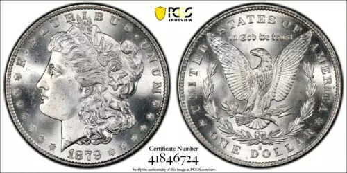 1879年 S モーガン銀貨 - PCGS MS 66 PCGS認定 41846724