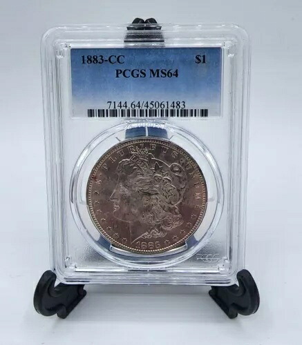 1883-CC モルガン 1ドル PCGS MS64