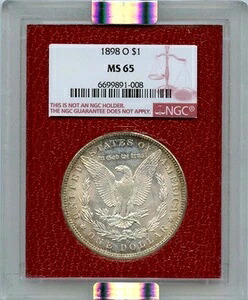 1898-O モルガン・ダラー S$1 パラマウント NGC MS65