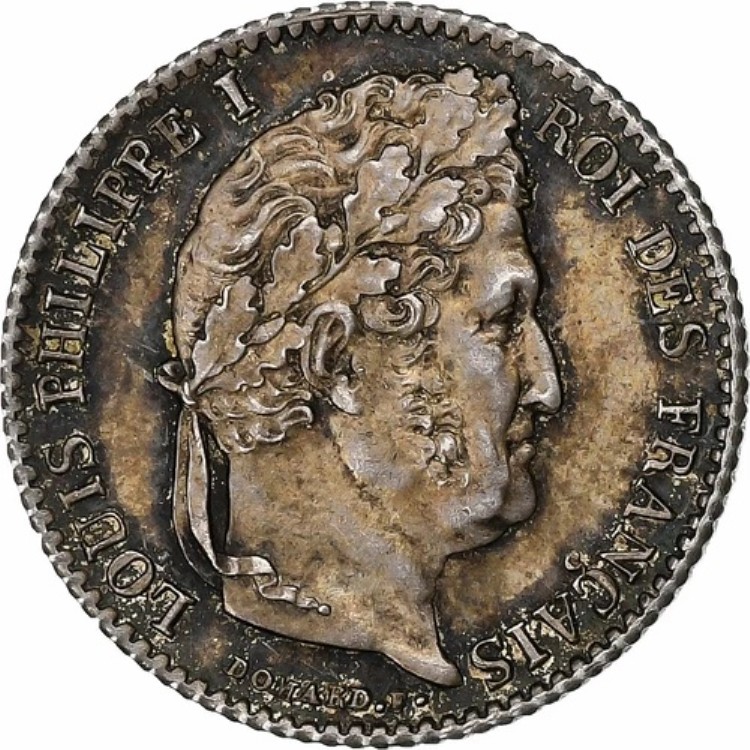 [#1279284] フランス、ルイ・フィリップ1世、1/4フラン、1840年、ルーアン、銀貨、PCGS、MS64｜WORLD RESOURCE【KING店】