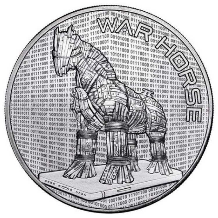 2022年 覚醒の戦馬 インフィニット・リバティ 5オンス .9999 シルバー ニューリバティ レア|WORLD RESOURCE【KING店】