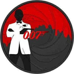 2020年 $1 007 ジェームズ・ボンド #4 メタリック 1オンス シルバーコイン