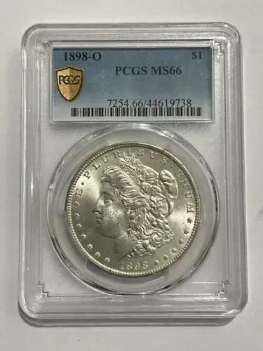 1898年 O モルガン銀貨 $1 NGC MS66 ゴールドシールド 44619738