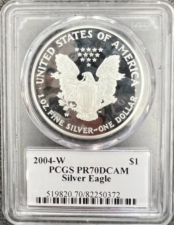 2004-W PCGS PR70DCAM シルバーイーグル