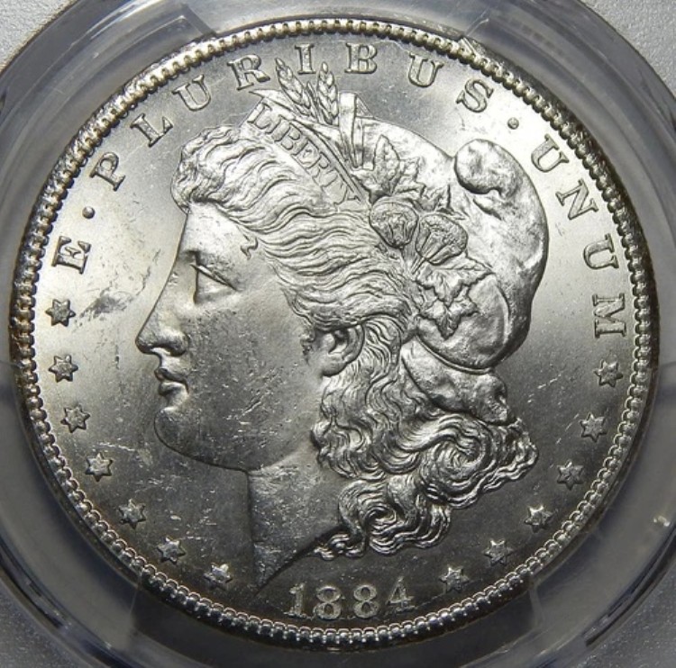 1884-CC PCGS MS63 モルガン・ダラー