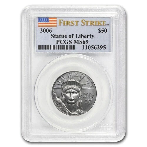 2006年 1/2オンス アメリカン プラチナ イーグル MS-69 PCGS (FirstStrike?)｜WORLD RESOURCE【KING店】