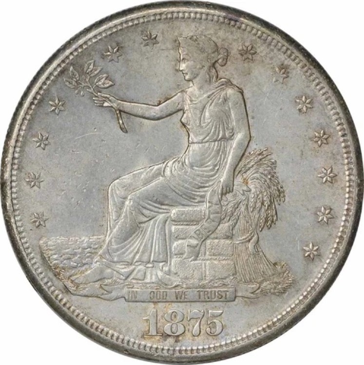1875-S 貿易銀貨 BU 未認定 #1112