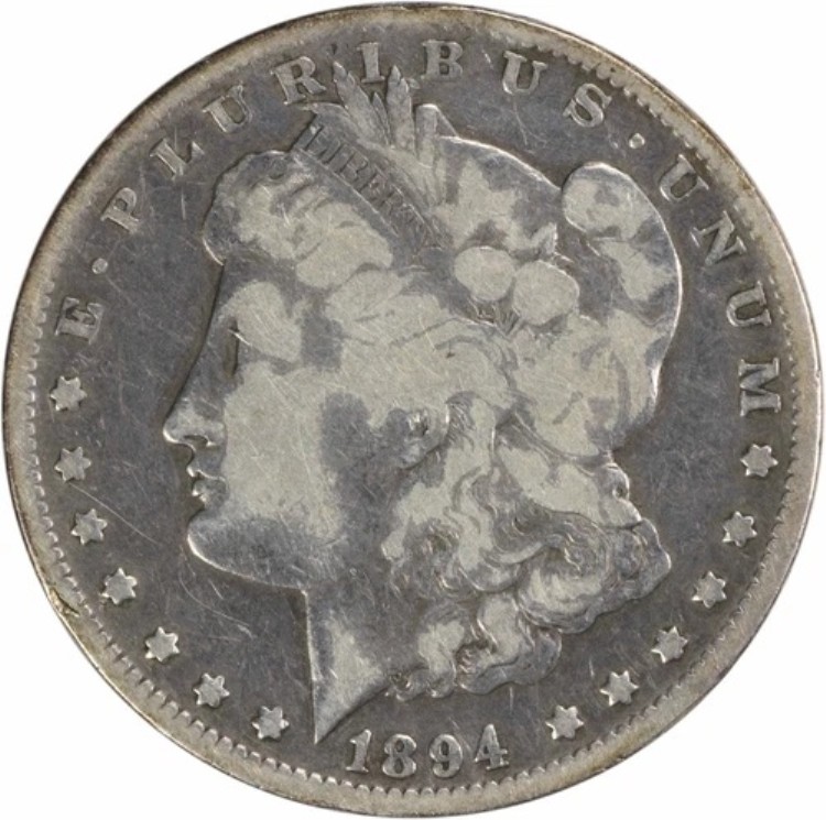 1894年 モルガン シルバー ダラー チョイス VG 未認定 #151