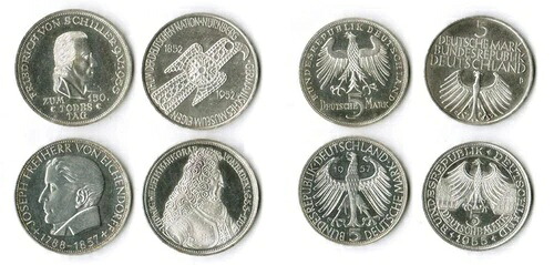 Frg 5 マーク・ディ・ファースト・フォー・ゲルマン美術館 フィヒテ 1952,55,57, Vz