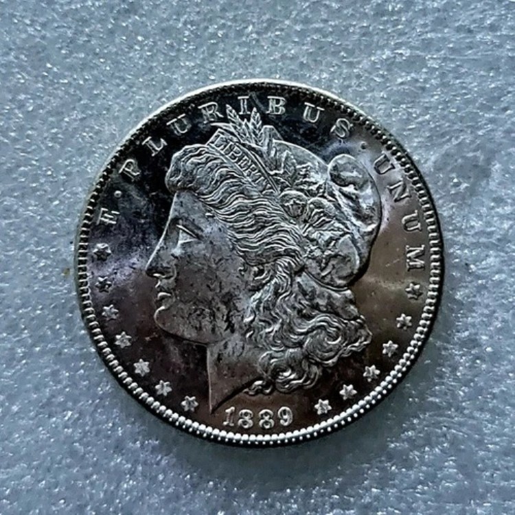 1889年 P モーガン シルバー ダラー レア セミ PL DMPL OBV/REV MS BU グレード シルバー 1 ドル コイン