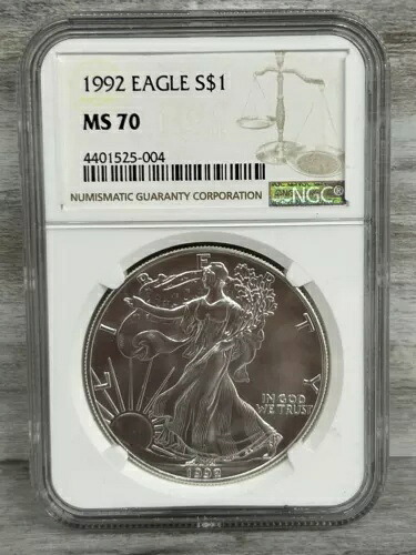 1992年 イーグルS $1 リバティ MS 70 ブラウンラベルコイン (PO1018337)｜WORLD RESOURCE【KING店】 358,380円