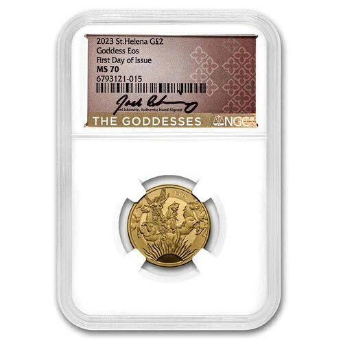 2023年 1/4オンス ゴールド 女神：エオスと馬 MS-70 NGC (FDI)｜WORLD RESOURCE【KING店】 358,875円