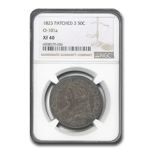 1823年 キャップドバスト ハーフダラー XF-40 NGC (パッチ3、O-101a)|WORLD RESOURCE【KING店】