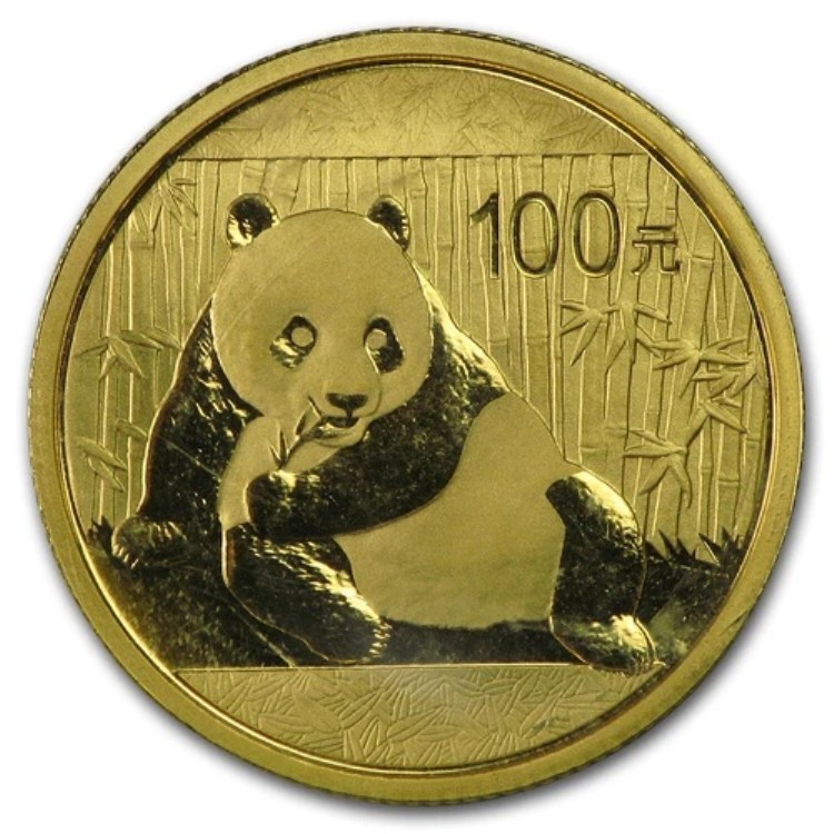 中国 1/4オンス 金パンダ BU（ランダム年、未開封） 359,865円