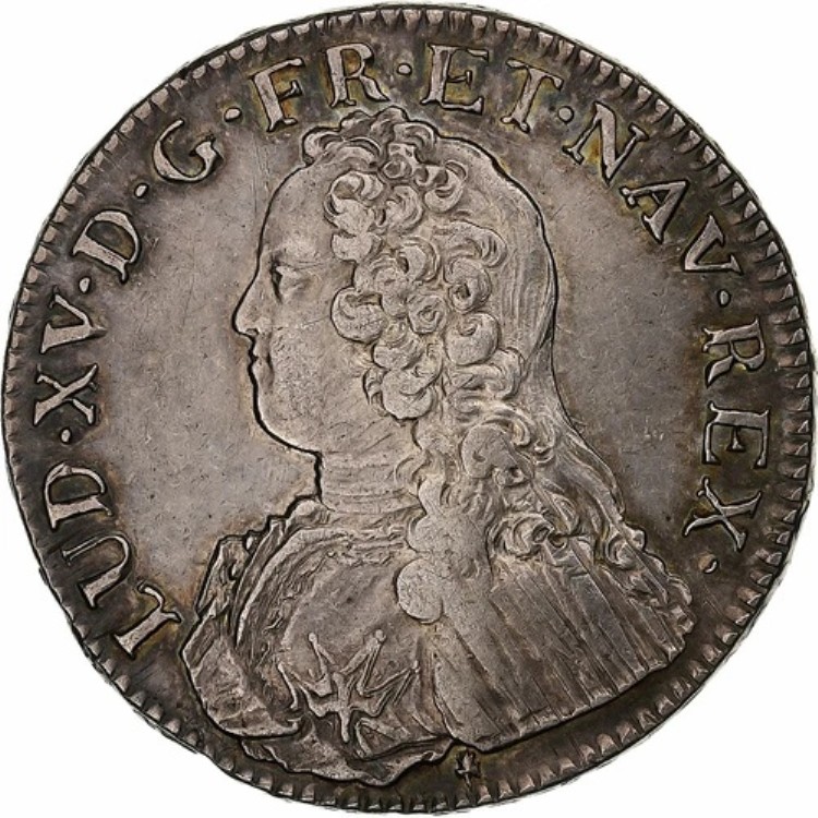 [#1285669] フランス、ルイ 15 世、オリヴィエの枝、1726 年、リオム、シルバー、オーストラリア