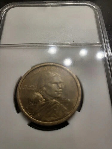 2000 P SAC$1 サカガウィア 1ドル硬貨 米国自由の女神 ゴールドカラー フィラデルフィア